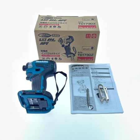  MAKITA マキタ インパクトドライバ コードレス式 18v TD173D ブルー