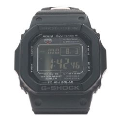 ▼▼ CASIO カシオ メンズ腕時計 電波ソーラー デジタルウォッチ G-SHOCK コンポジットバンド スクエア GW-M5610BCST ブラック Bランク