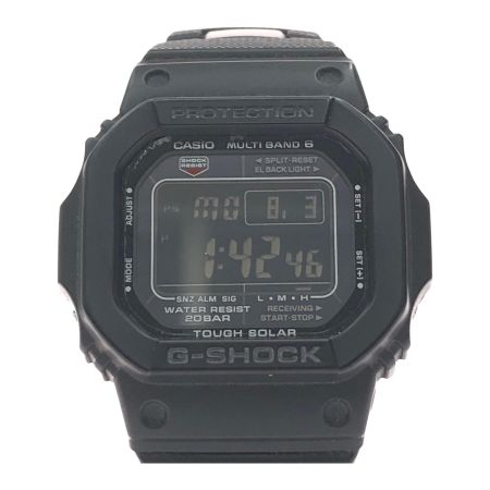  CASIO カシオ メンズ腕時計 電波ソーラー デジタルウォッチ G-SHOCK コンポジットバンド スクエア GW-M5610BCST ブラック