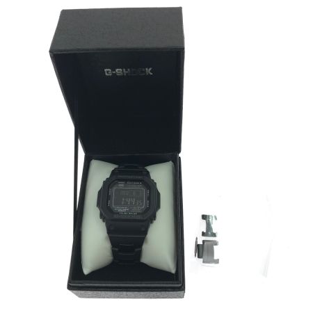  CASIO カシオ メンズ腕時計 電波ソーラー デジタルウォッチ G-SHOCK コンポジットバンド スクエア GW-M5610BCST ブラック