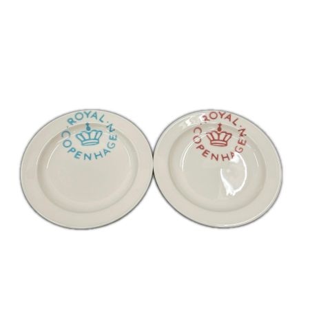  ROYAL COPENHAGEN ロイヤル・コペンハーゲン マグカップセット2個 ロゴプレート2枚
