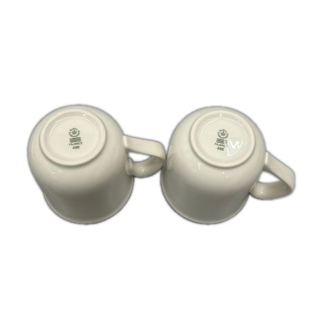  ROYAL COPENHAGEN ロイヤル・コペンハーゲン マグカップセット2個 ロゴプレート2枚