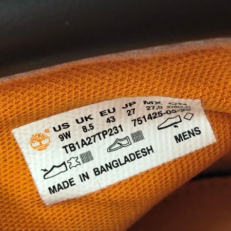  Timberland ティンバーランド メンズブーツ 7インチ ウォーター レジスタント ブーツ 27cm 1A27TP ブラウン