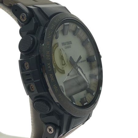  CASIO カシオ メンズ腕時計 デジアナウォッチ 電波ソーラー PRO TREK プロトレック Climber Line PRW-61LD-5JF