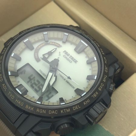  CASIO カシオ メンズ腕時計 デジアナウォッチ 電波ソーラー PRO TREK プロトレック Climber Line PRW-61LD-5JF