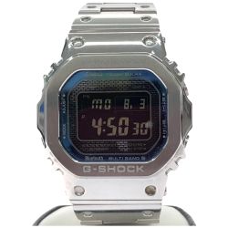 ▼▼ CASIO カシオ メンズ腕時計 デジタルウォッチ 電波ソーラー G-SHOCK フルメタル スクエアフェイス GMW-B5000 Bランク