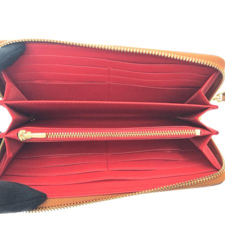  COACH コーチ レディース長財布 ラウンドファスナー ホース アンド キャリッジ プリント スリム ウォレット C3547 ブラウン