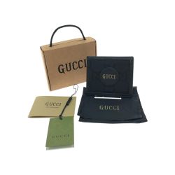 ▼▼ GUCCI グッチ メンズ 二つ折り財布 コンパクトウォレット オフ ザ グリッド 625574 ブラック Bランク