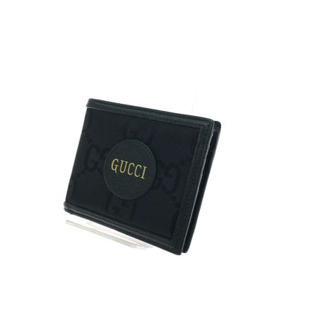  GUCCI グッチ メンズ 二つ折り財布 コンパクトウォレット オフ ザ グリッド 625574 ブラック