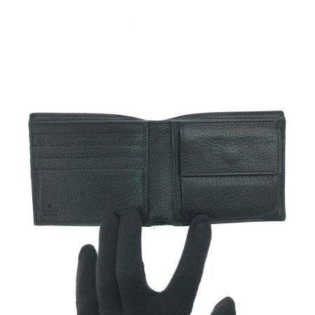  GUCCI グッチ メンズ 二つ折り財布 コンパクトウォレット オフ ザ グリッド 625574 ブラック