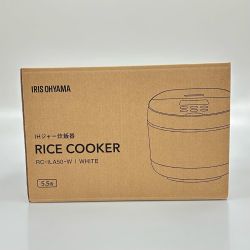 ▼▼ IRISOHYAMA アイリスオーヤマ IHジャー炊飯器 5.5合 RC-ILA50-W ホワイト Sランク