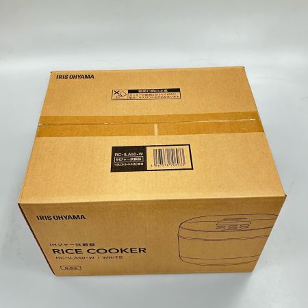  IRISOHYAMA アイリスオーヤマ IHジャー炊飯器 5.5合 RC-ILA50-W ホワイト