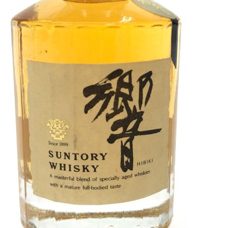 【北海道内限定発送】 SUNTORY サントリー ジャパニーズウイスキー 初期デザイン 旧ラベル 金キャップ 響 50ml ミニボトル 未開栓