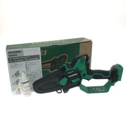 ▼▼ HiKOKI ハイコーキ 電動工具 充電式 18V 100mm コードレスミニチェンソー 本体のみ CS1810DD グリーン Aランク