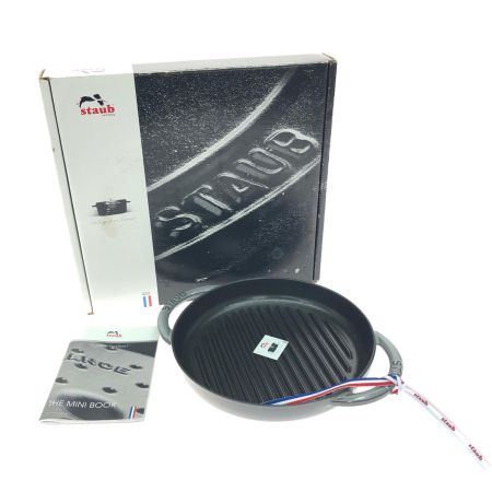 STAUB ストウブ ピュアグリル ラウンド 22cm グレー 40511-781 グレー