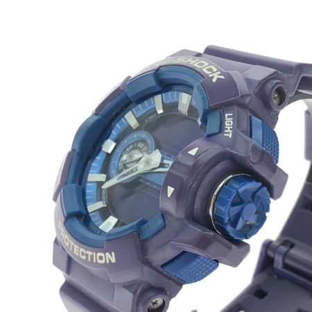  CASIO カシオ メンズ腕時計 クオーツ デジアナウォッチ G-SHOCK ビッグフェイス  GA-400A パープル