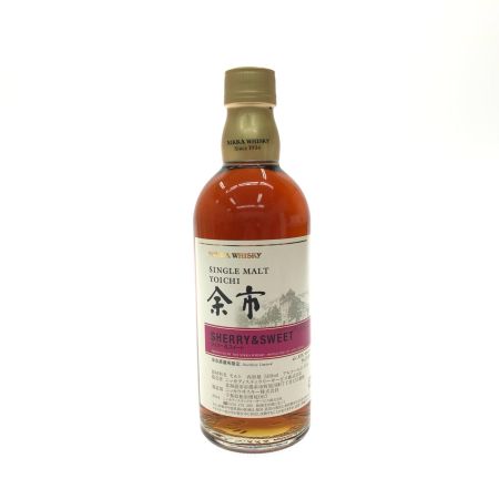 【北海道内限定発送】 NIKKA ニッカウヰスキー ジャパニーズウイスキー シングルモルト余市 シェリー&スイート 500ml 未開栓