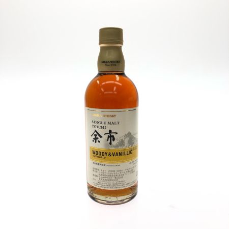 【北海道内限定発送】 NIKKA ニッカウヰスキー ジャパニーズウイスキー シングルモルト余市 ウッディ&バニラ 500ml 未開栓