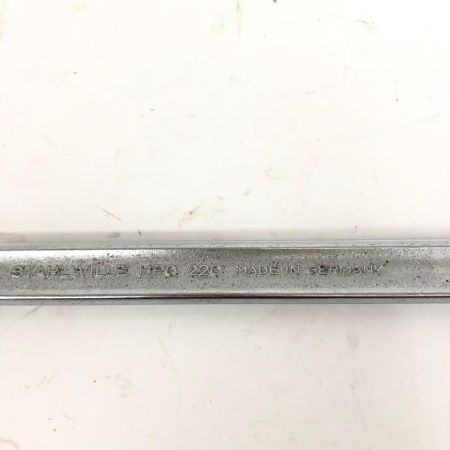 STAHLWILLE スタビレー 両口メガネレンチ 19-22mm ロング15° ドイツ製 HPQ220