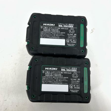  HiKOKI ハイコーキ インパクトドライバ コードレス式 36v WH36DD グリーン