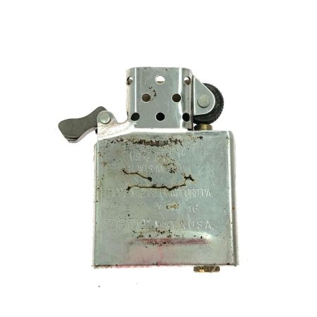  Zippo ジッポー オイルライター Peace ロゴ シルバーカラー 限定品