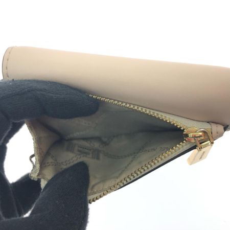  MICHAEL KORS マイケルコース レディース 二つ折り財布 MKイニシャルロゴ  32S1GNME6B ホワイト×ピンク