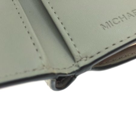  MICHAEL KORS マイケルコース 三つ折り財布 ジェットセット トラベル コンパクト ウォレット  35F3GTVE2V ホワイト×グレー