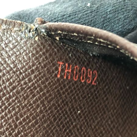  LOUIS VUITTON ルイヴィトン 三つ折り長財布 ダミエ ポルトフォイユ トレゾール インターナショナル 小銭入れホック難有 N61215