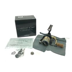▼▼ SHIMANO シマノ スピニングリール 12カーディフ Cl4＋ C2000HGS 夢屋リールスタンド付 03035 Bランク