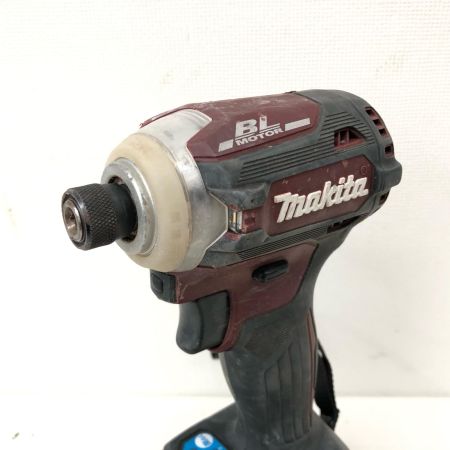  MAKITA マキタ 電動工具 コードレス式 18V 充電式インパクトドライバ 充電器・充電池2個・ケース付 PSEマーク有 TD171D レッド