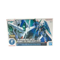 ▼▼ BANDAI バンダイ  RG 1/144 ガンダムベース限定 GNT-0000/FS ダブルオークアンタフルセイバー クリアカラー Sランク