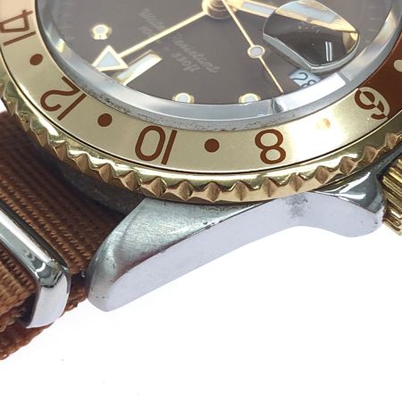  VAGUE WATCH Co. ヴァーグウォッチカンパニー メンズ腕時計 クオーツ BRWN GMT ブラウンジーエムティー BG-L-001-SB