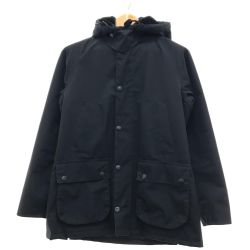 ▼▼ Barbour バブアー ジャケット メンズ 無地 HOODED SL BEDALE ブラック Bランク