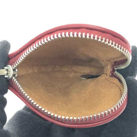  COACH コーチ レディース コインケース ハートデザイン シグネチャー アウトレット バッグチャーム デニム CDC91 レッド