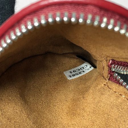  COACH コーチ レディース コインケース ハートデザイン シグネチャー アウトレット バッグチャーム デニム CDC91 レッド