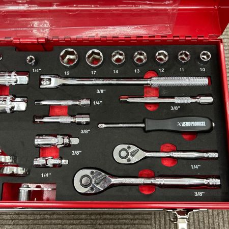  ASTRO PRODUCTS アストロプロダクツ ハンドツール ツールセット 3段引出 レッド