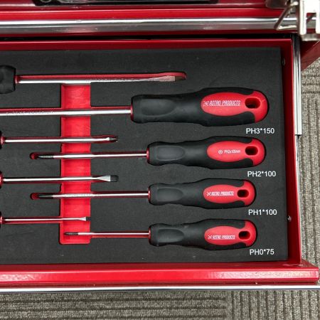  ASTRO PRODUCTS アストロプロダクツ ハンドツール ツールセット 3段引出 レッド