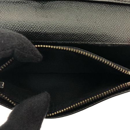  COACH コーチ メンズ 二つ折り 長財布 クロスグレインレザー 牛革 F59109 ブラック