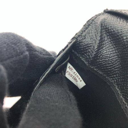  COACH コーチ メンズ 二つ折り 長財布 クロスグレインレザー 牛革 F59109 ブラック
