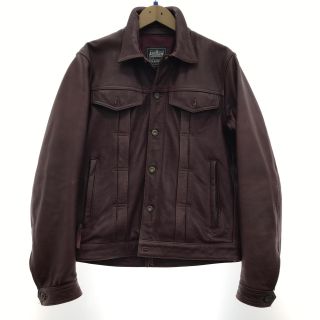 KADOYA  レザージャケット SIZE L LIXDTL-386 ブラウン KADOYA レザージャケット SIZE L LIXDTL-386 ブラウン - 中古