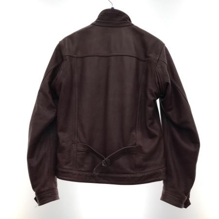 KADOYA  レザージャケット SIZE L LIXDTL-386 ブラウン