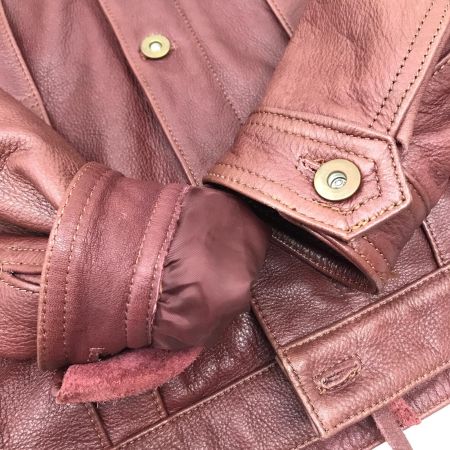  KADOYA  レザージャケット SIZE L LIXDTL-386 ブラウン