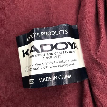 KADOYA  レザージャケット SIZE L LIXDTL-386 ブラウン