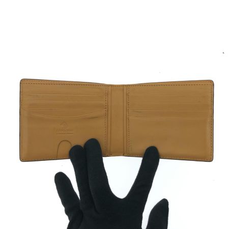  CORDOVAN コードバン メンズ 二つ折り財布 小銭入れなし 馬革 ブラック