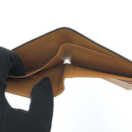 CORDOVAN コードバン メンズ 二つ折り財布 小銭入れなし 馬革 ブラック