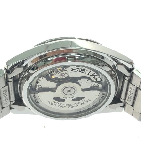  SEIKO セイコー メンズ腕時計 自動巻き SEIKO5 デイデイト 文字盤ブラック SNKE87J1