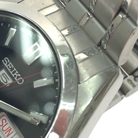  SEIKO セイコー メンズ腕時計 自動巻き SEIKO5 デイデイト 文字盤ブラック SNKE87J1