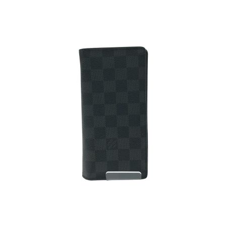  LOUIS VUITTON ルイヴィトン メンズ 二つ折り長財布 ダミエ ポルトフォイユブラザ N62665 ブラック