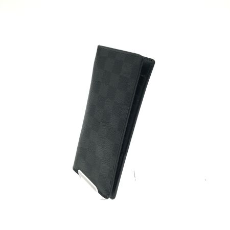  LOUIS VUITTON ルイヴィトン メンズ 二つ折り長財布 ダミエ ポルトフォイユブラザ N62665 ブラック