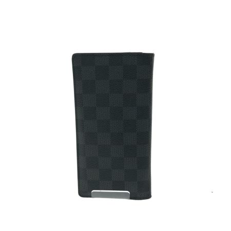  LOUIS VUITTON ルイヴィトン メンズ 二つ折り長財布 ダミエ ポルトフォイユブラザ N62665 ブラック